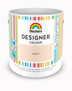 Becker Designer colour farba lateksowa  2,5 L APRICOT